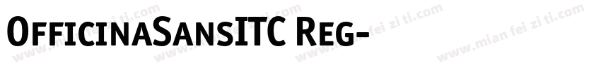 OfficinaSansITC Reg字体转换